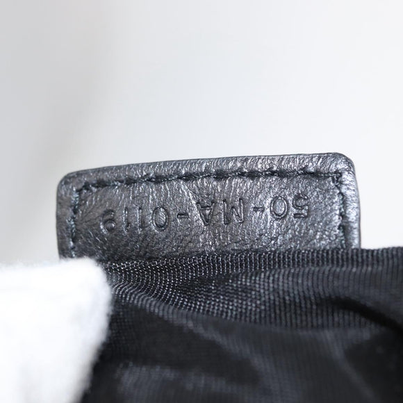 Christian Dior Clutch Bag Nylon RAYMOND PETTIBON Blue Silver Auth bs32109