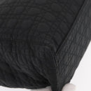 Christian Dior Lady Dior Canage Hand Bag Nylon Black Gold Auth bs32111-9