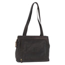 CHANEL Matelasse Tote Bag Lamb Skin Brown Gold CC Auth bs32114-1