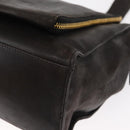 CHANEL Matelasse Tote Bag Lamb Skin Brown Gold CC Auth bs32114-11