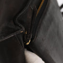 CHANEL Matelasse Tote Bag Lamb Skin Brown Gold CC Auth bs32114-14