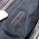 CHANEL Matelasse Tote Bag Lamb Skin Brown Gold CC Auth bs32114-16
