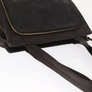 CHANEL Matelasse Tote Bag Lamb Skin Brown Gold CC Auth bs32114-6