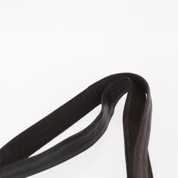 CHANEL Matelasse Tote Bag Lamb Skin Brown Gold CC Auth bs32114