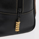 LOEWE Velazquez Hand Bag Leather Suede Brown Gold Auth bs32117-10