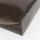 LOEWE Shoulder Bag Leather Brown Silver Auth bs32118-9