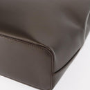 LOEWE Shoulder Bag Leather Brown Silver Auth bs32118-16