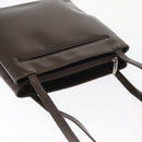 LOEWE Shoulder Bag Leather Brown Silver Auth bs32118-6