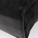 LOEWE Anagram Hand Bag Canvas Green Silver Auth bs32119-11