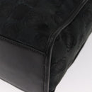 LOEWE Anagram Hand Bag Canvas Green Silver Auth bs32119-13