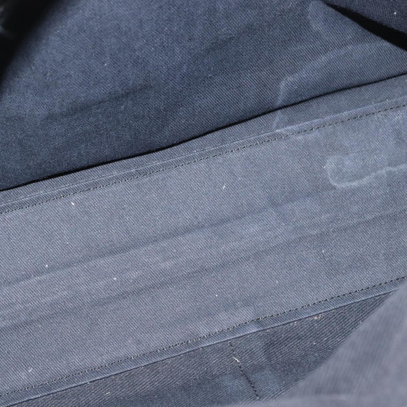 LOEWE Anagram Hand Bag Canvas Green Silver Auth bs32119