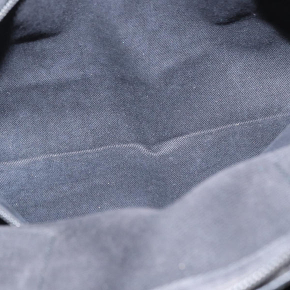 LOEWE Anagram Hand Bag Canvas Green Silver Auth bs32119