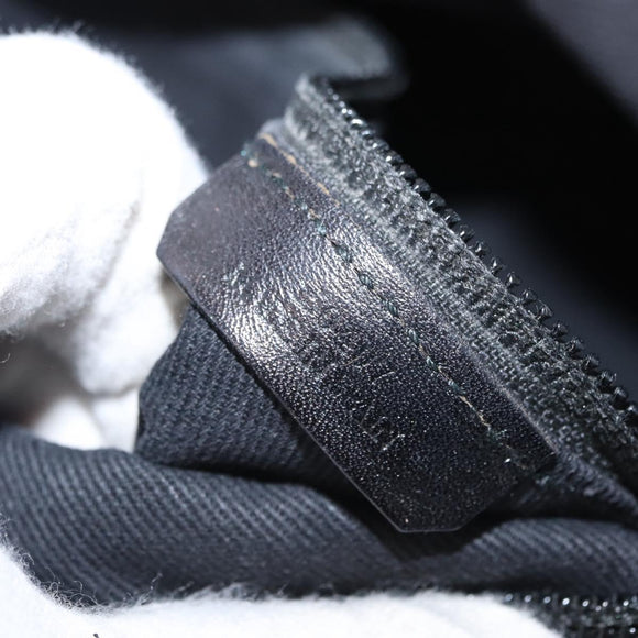 LOEWE Anagram Hand Bag Canvas Green Silver Auth bs32119