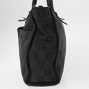 LOEWE Anagram Hand Bag Canvas Green Silver Auth bs32119-4