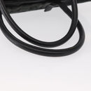 LOEWE Anagram Hand Bag Canvas Green Silver Auth bs32119-7