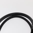 LOEWE Anagram Hand Bag Canvas Green Silver Auth bs32119-8