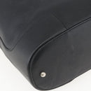 LOEWE Shoulder Bag Leather Black Silver Auth bs32120-16