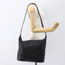 LOEWE Shoulder Bag Leather Black Silver Auth bs32120-23