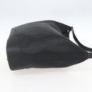 LOEWE Shoulder Bag Leather Black Silver Auth bs32120-4