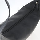 LOEWE Shoulder Bag Leather Black Silver Auth bs32120-6
