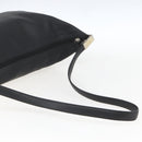 LOEWE Shoulder Bag Leather Black Silver Auth bs32120-7