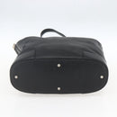 LOEWE Shoulder Bag Leather Black Silver Auth bs32120-5