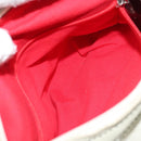 LOEWE Amazonas Hand Bag Leather White Silver Auth bs32121-21