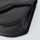 GIVENCHY Hand Bag Leather Black Gold Auth bs32122-10
