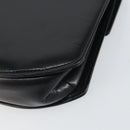 GIVENCHY Hand Bag Leather Black Gold Auth bs32122-12