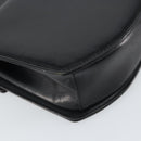 GIVENCHY Hand Bag Leather Black Gold Auth bs32122-13