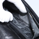 GIVENCHY Hand Bag Leather Black Gold Auth bs32122-21