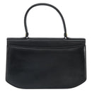 GIVENCHY Hand Bag Leather Black Gold Auth bs32122-3