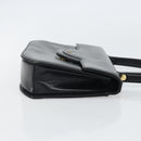 GIVENCHY Hand Bag Leather Black Gold Auth bs32122-4