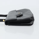 GIVENCHY Hand Bag Leather Black Gold Auth bs32122-5