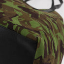 Jimmy Choo Tote Bag Canvas Green Silver Auth bs32124-11