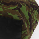 Jimmy Choo Tote Bag Canvas Green Silver Auth bs32124-13