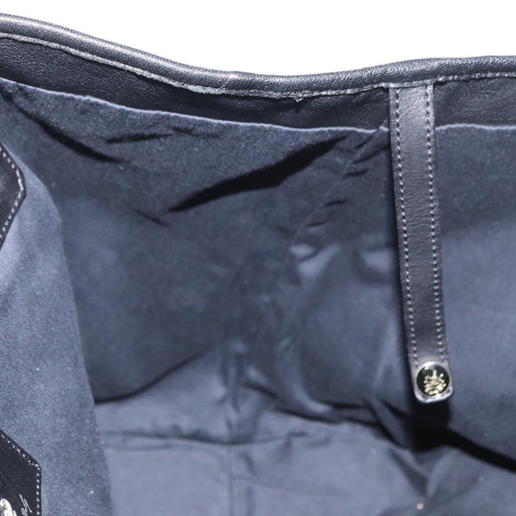 Jimmy Choo Tote Bag Canvas Green Silver Auth bs32124