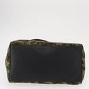 Jimmy Choo Tote Bag Canvas Green Silver Auth bs32124-9