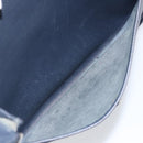 HERMES Taurillon Clemence Evelyn GM Shoulder Bag Leather Navy Auth bs32125-20