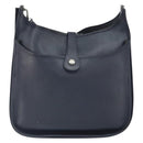 HERMES Taurillon Clemence Evelyn GM Shoulder Bag Leather Navy Auth bs32125-3