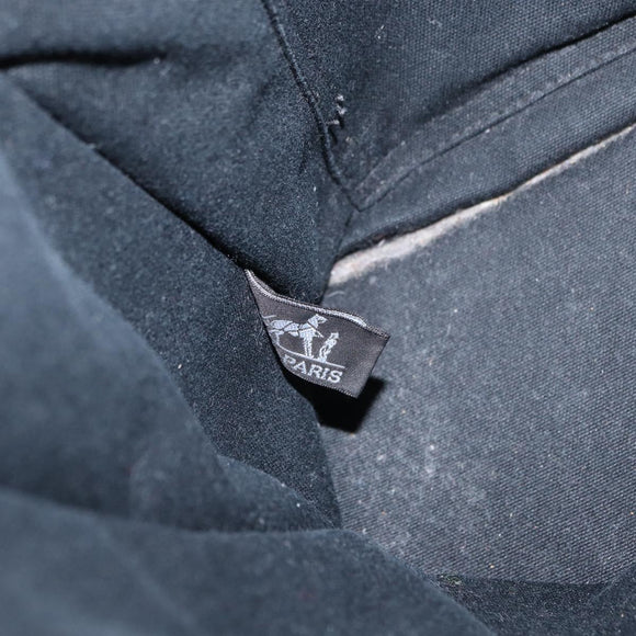 HERMES Fourre Tout MM Hand Bag Canvas Black Auth bs32126