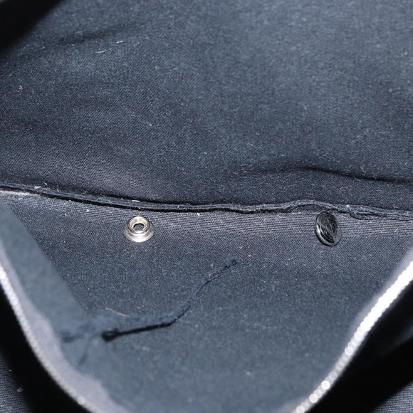 HERMES Fourre Tout MM Hand Bag Canvas Black Auth bs32126