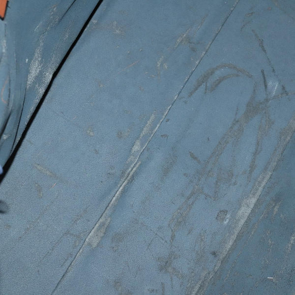 Burberrys Boston Bag Leather Navy Gold Auth bs32129