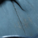 Burberrys Boston Bag Leather Navy Gold Auth bs32129-22