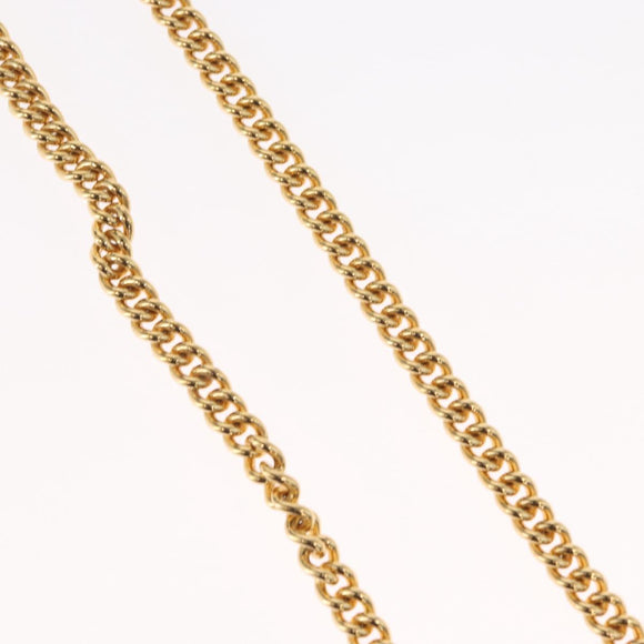 Christian Dior Necklace metal Gold Auth bs32130