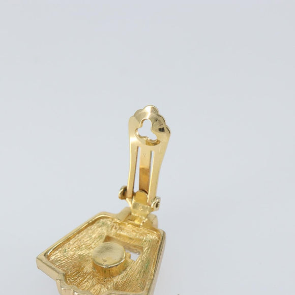 Christian Dior Earring metal Gold Auth bs32131