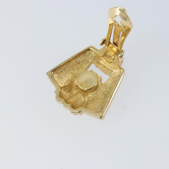 Christian Dior Earring metal Gold Auth bs32131