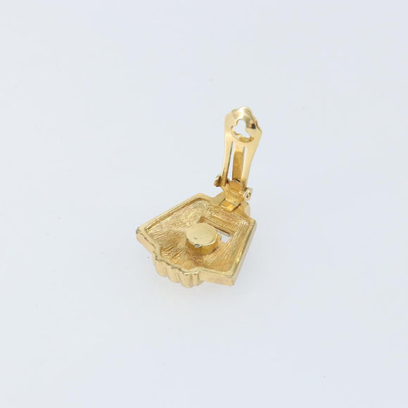 Christian Dior Earring metal Gold Auth bs32131