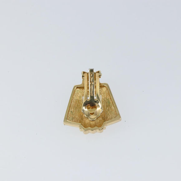 Christian Dior Earring metal Gold Auth bs32131