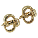 Christian Dior Earring metal Gold Auth bs32132-1
